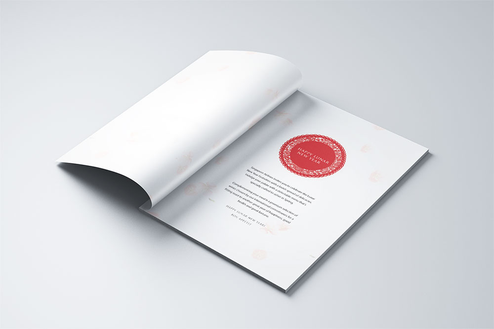sia menu mockup booklet brochure design